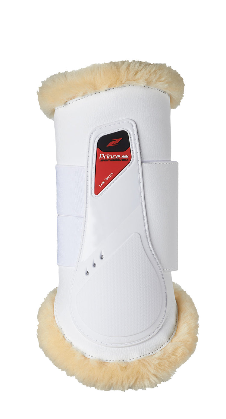 White Dressage Brushing Boots