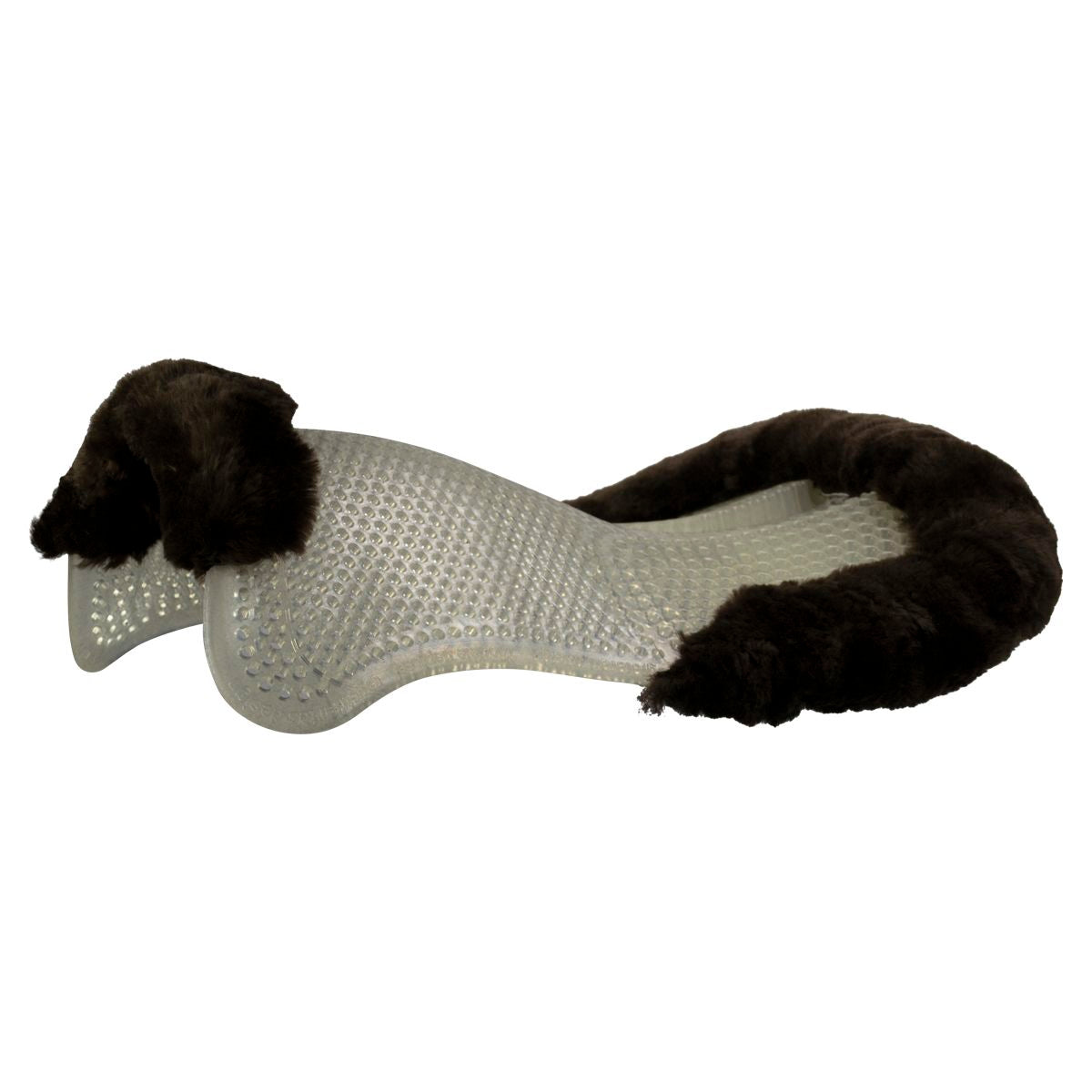 Acavallo Sheepskin Cut Out Pad with Rear Riser