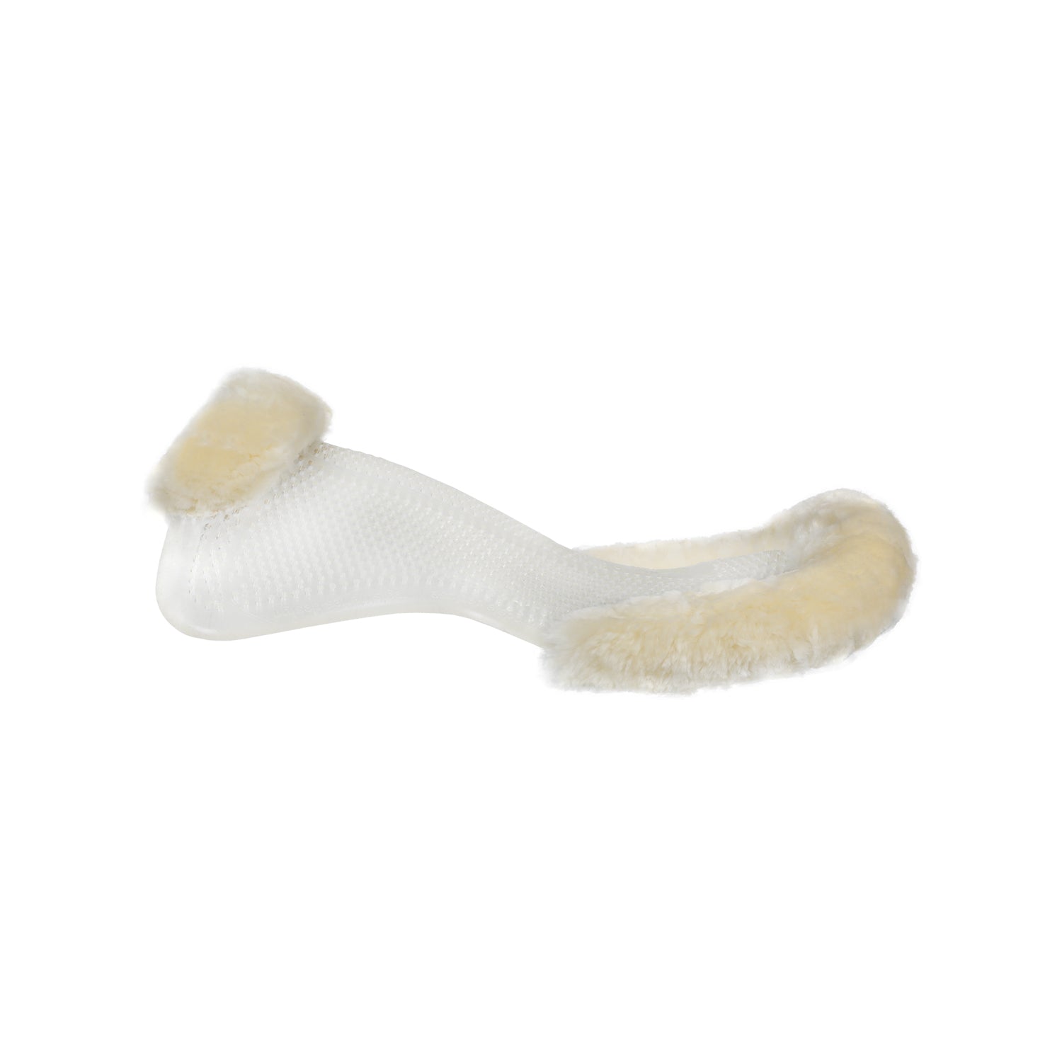 acavallo therapeutic gel pad transparent natural sheepskin