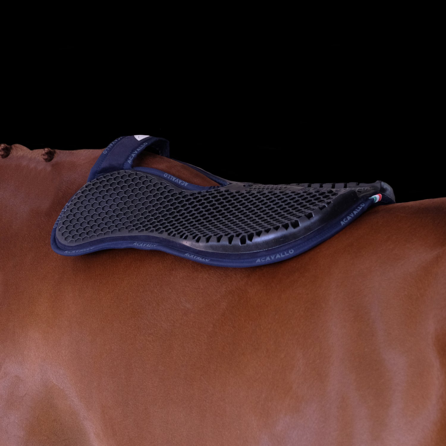 Memory foam gel pad with back riser