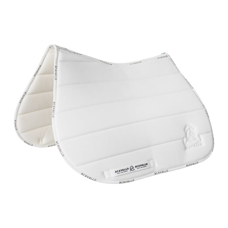White jumping saddle cloth