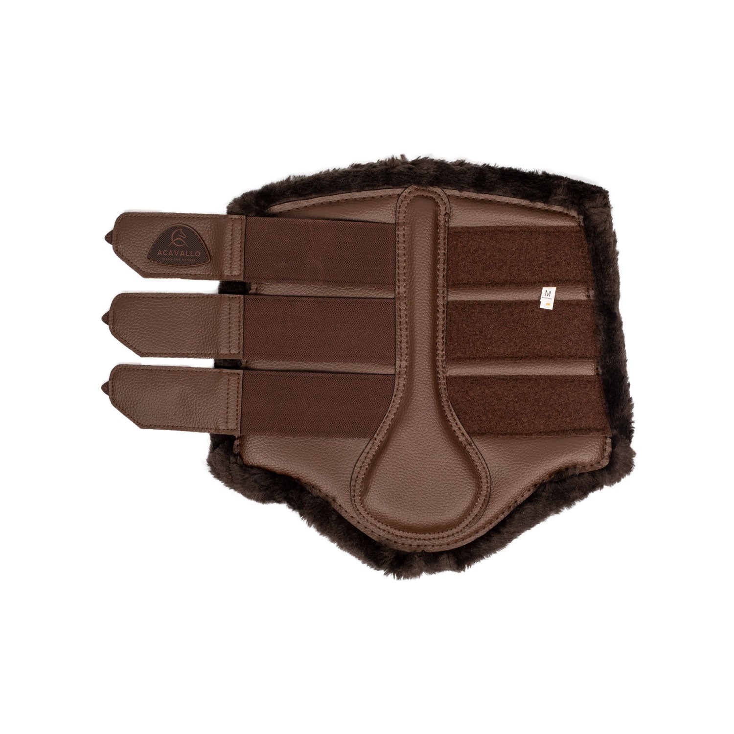 Brushing boots with faux fur