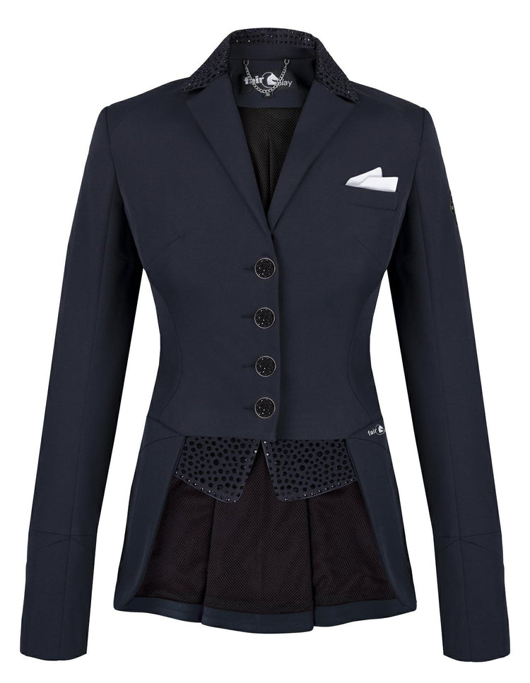 Black Dressage Show Jacket with Tails