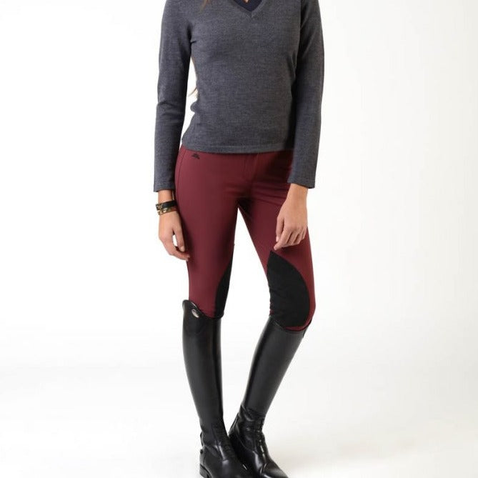 Bordeaux Coloured Breeches