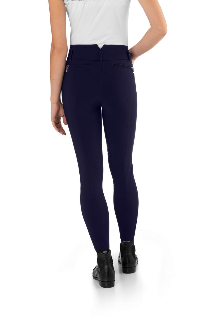 ladies high waist riding breeches with knee grip