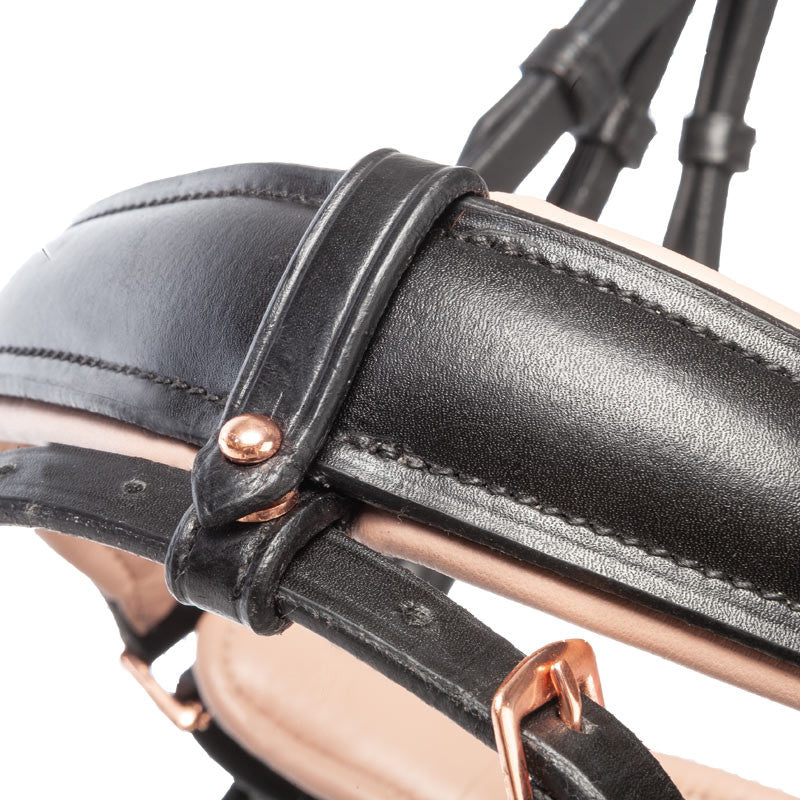 Rose Gold coloured bridle