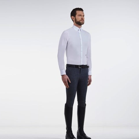Cavalleria Toscana Men Show Shirt Long Sleeve