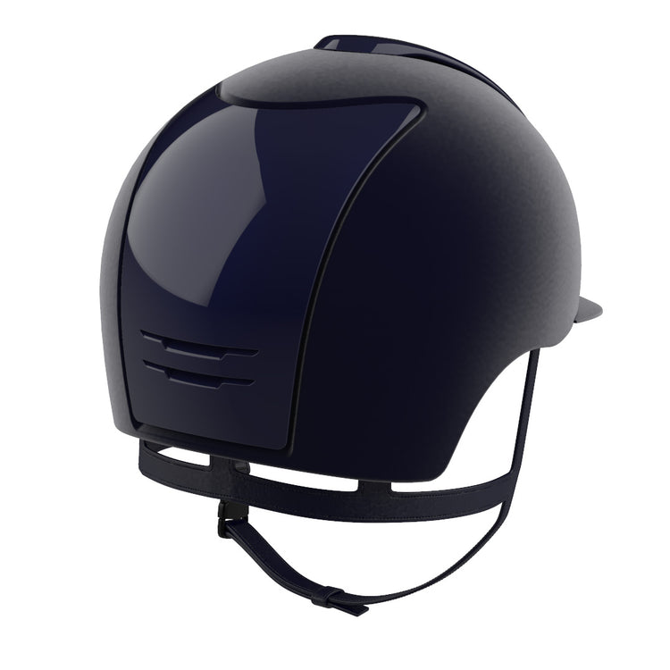 Modern velvet horse riding helmet