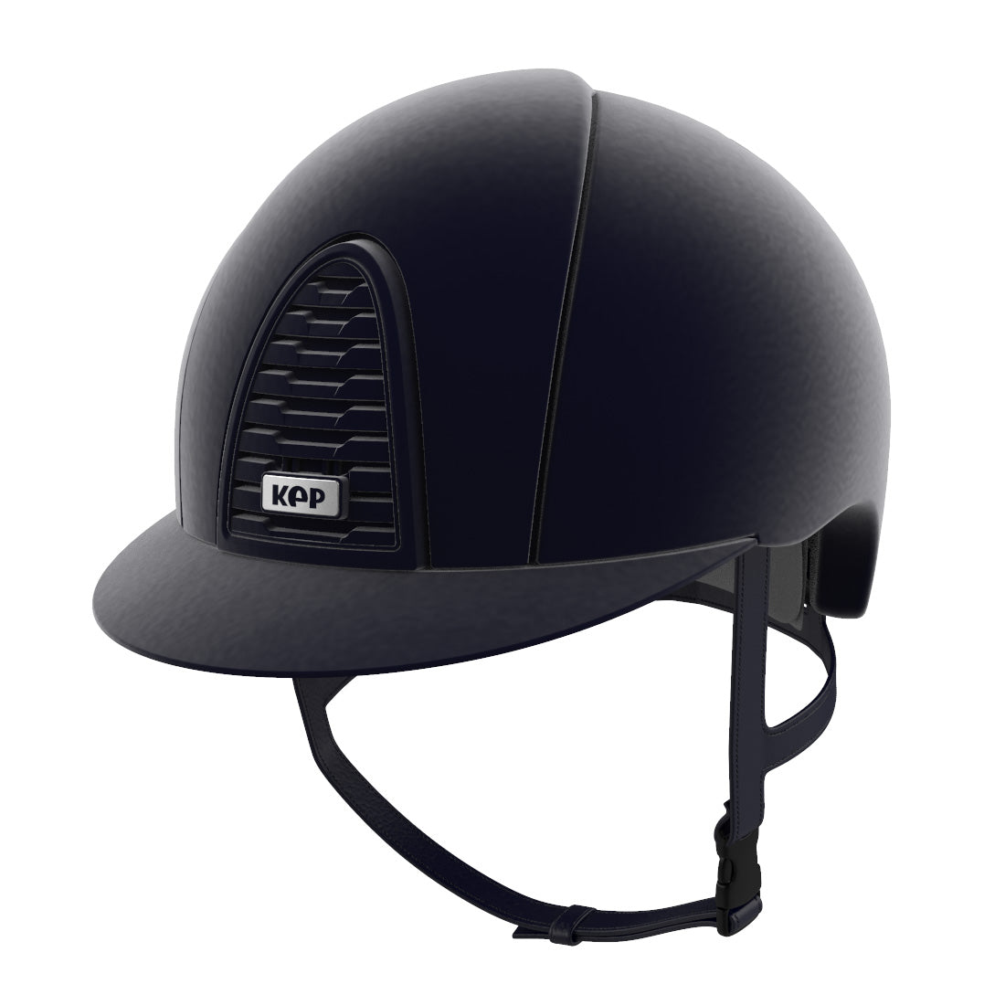 Dark Blue Velvet horse riding helmet