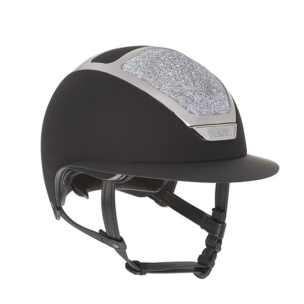 Horse riding helmet with real Swarovski Crystals