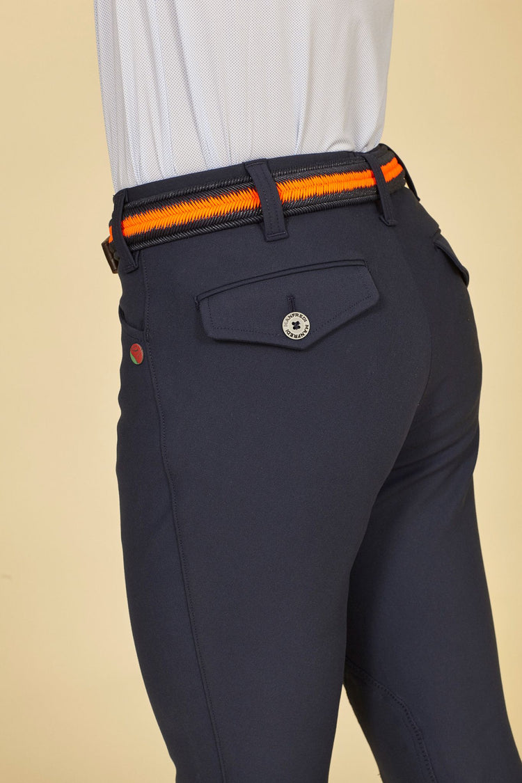 Manfredi Navy Mens Breeches