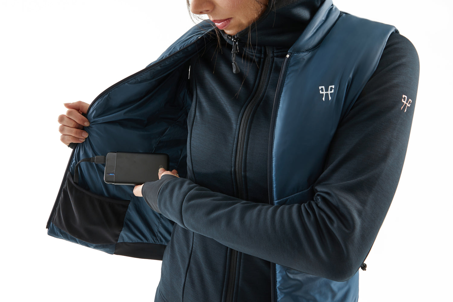Heated riding vest