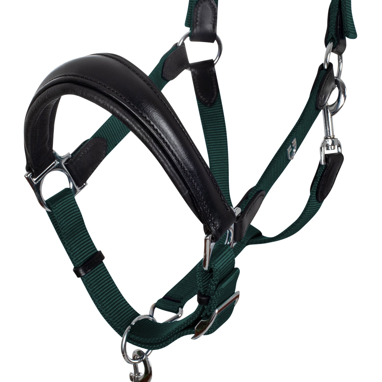 Green Leather Halter