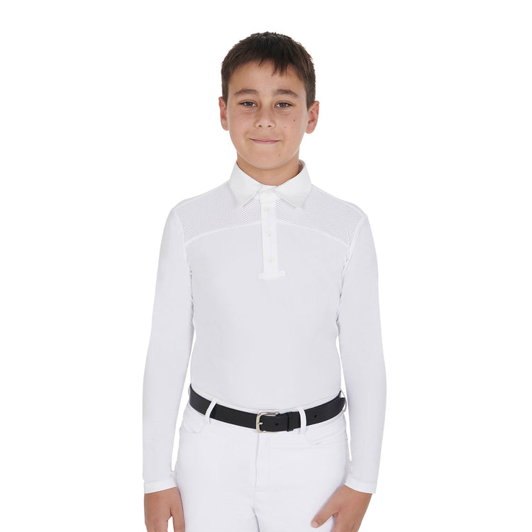 Boys equestrian show shirt