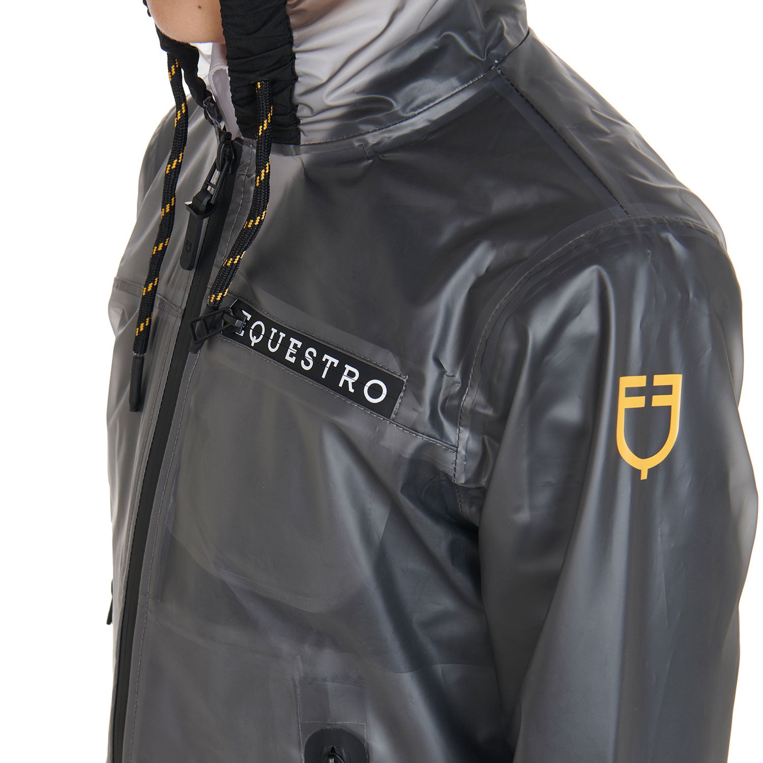 Transparent rain jacket for kids