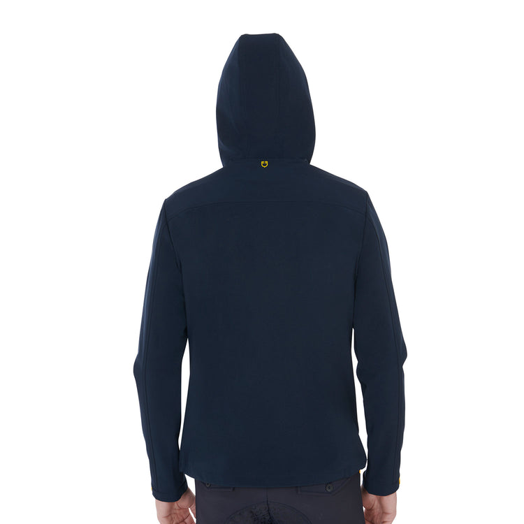 Navy softshell jacket for men