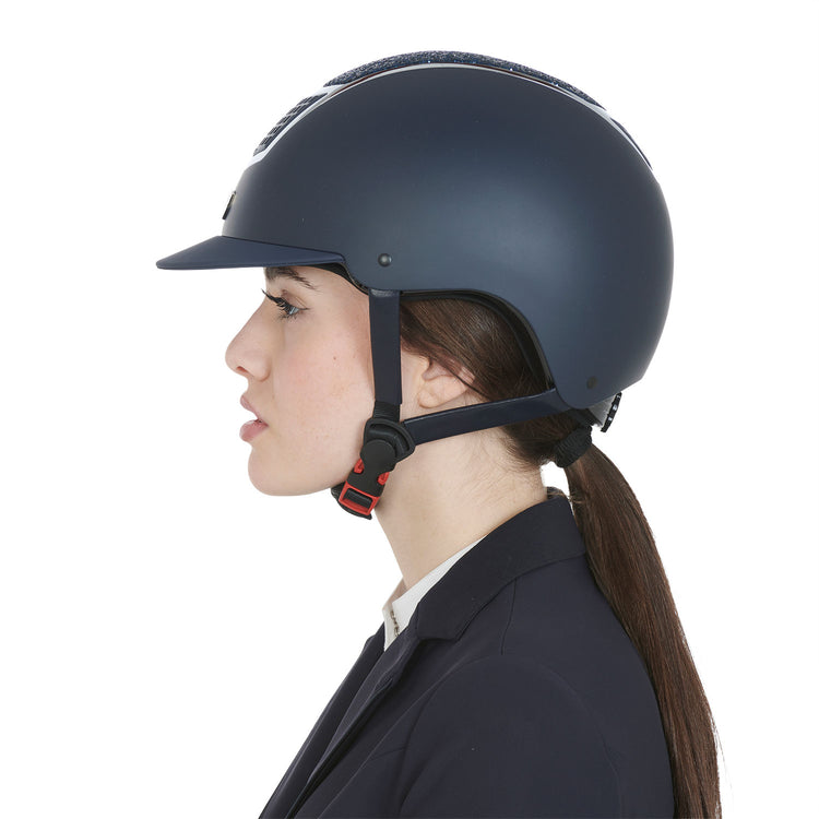 Navy horse riding helmet