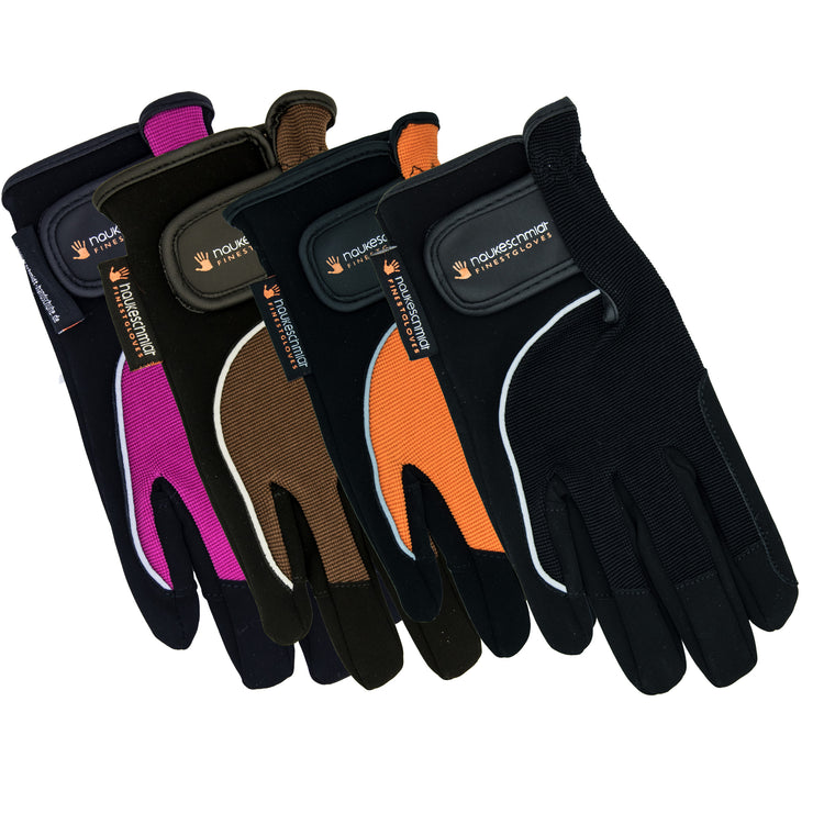 Haukeschmidt Riding Gloves Espertaco Black Pink Mocha