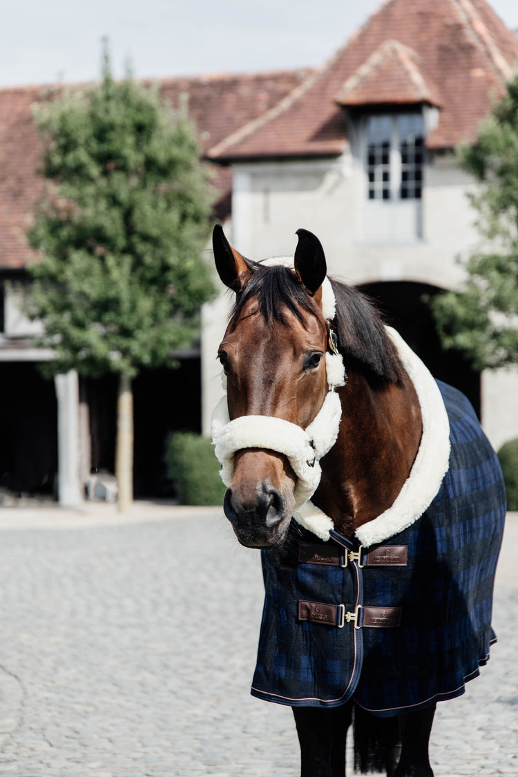 Kentucky Check Heavy Fleece Rug