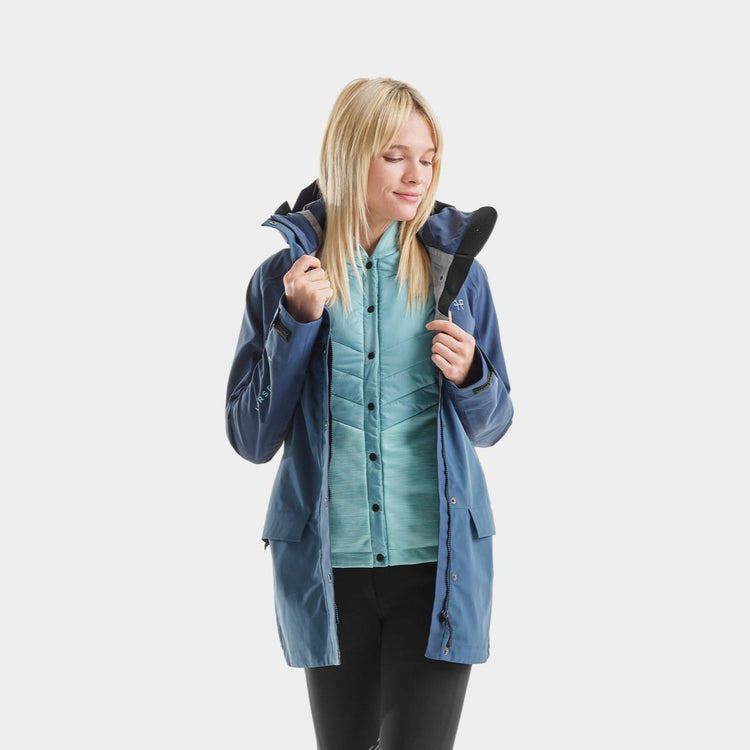 Ladies Raincoat Integral Horse Pilot