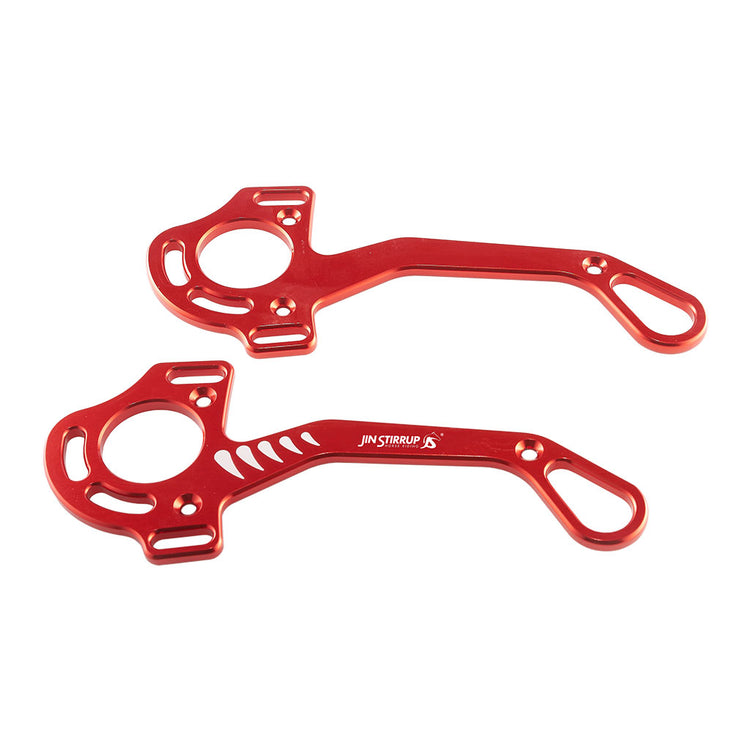 Jin Stirrup Hackamore Long Red