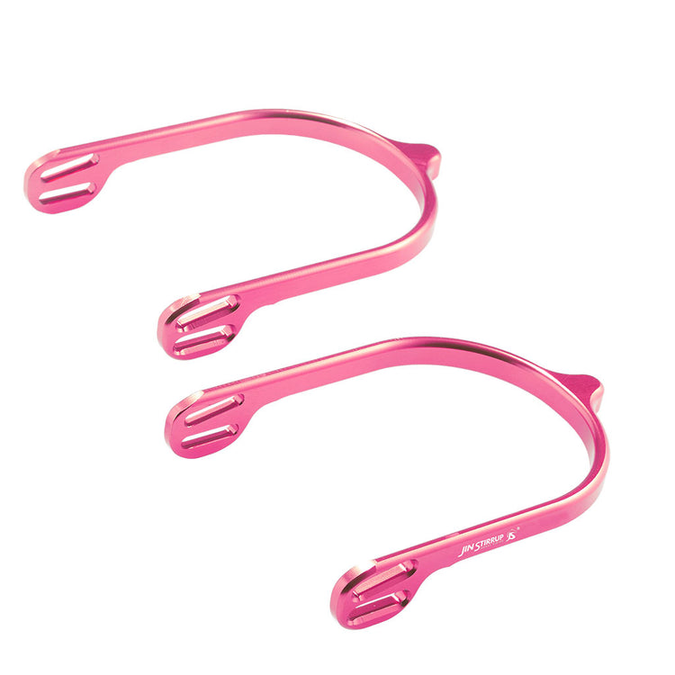 Jin Stirrup Spurs Short Fuchsia