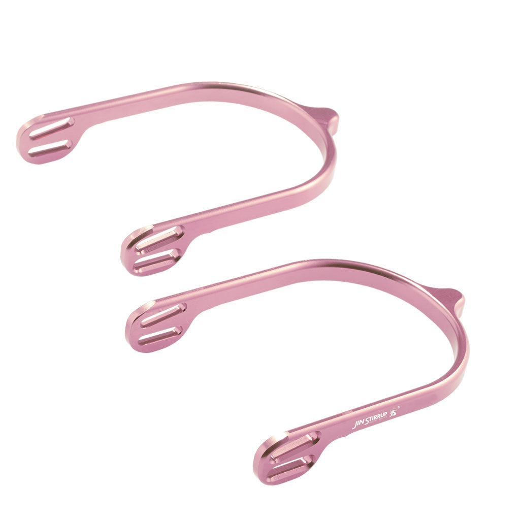 Jin Stirrup Spurs Short Rose Gold