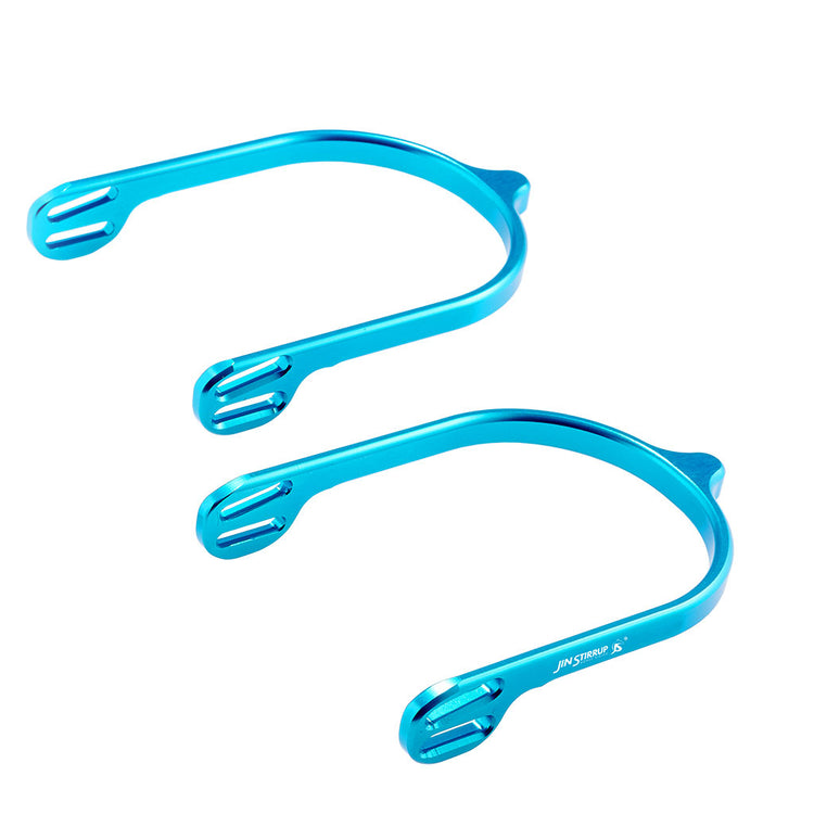 Jin Stirrup Spurs Short Turquoise