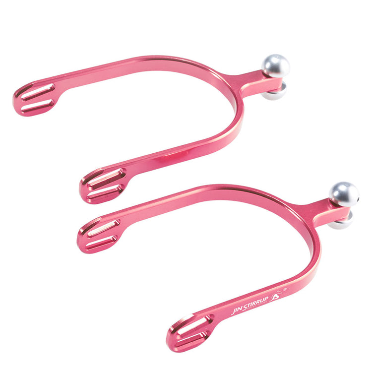 Jin Stirrup Spurs Long Fuchsia