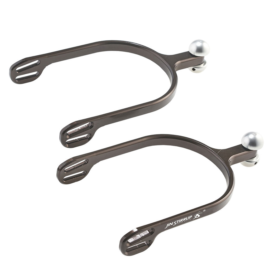 Jin Stirrup Spurs Long Brown