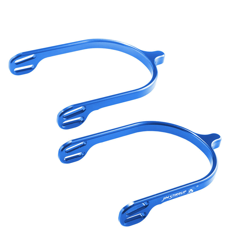 Jin Stirrup Spurs Medium Blue