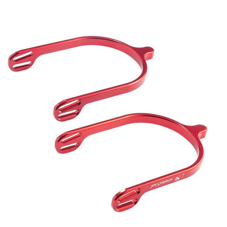 Jin Stirrup Spurs Medium Red