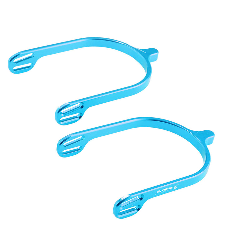 Jin Stirrup Spurs Medium Turquoise