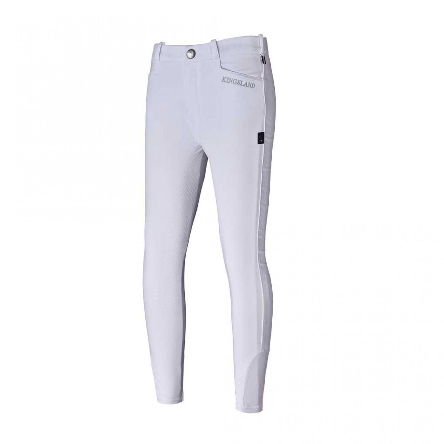 Full grip white girls breeches