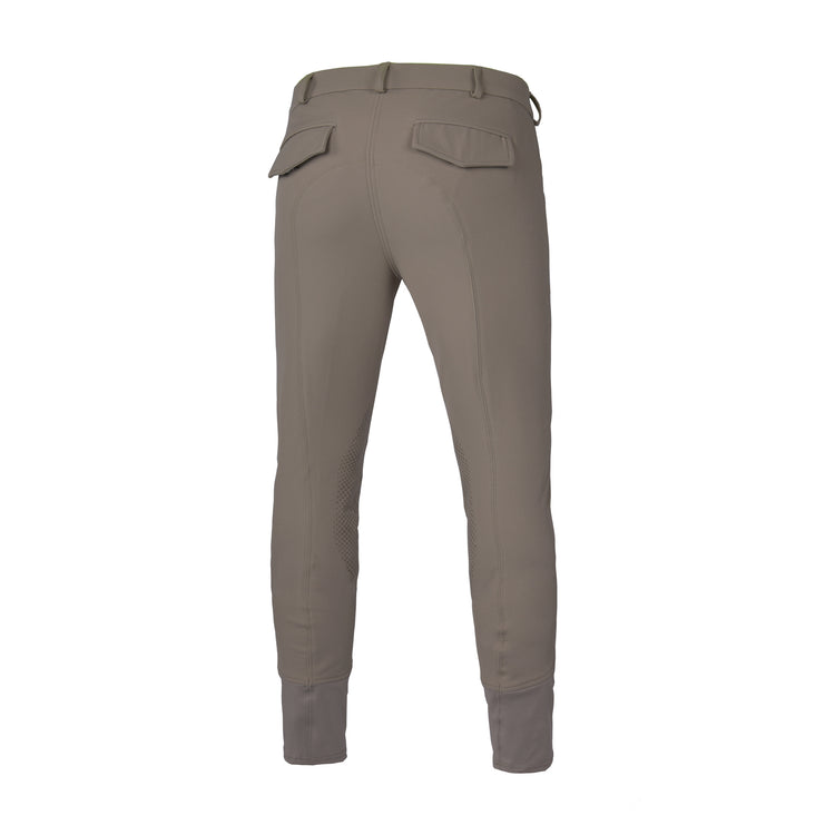 Breeches with silicone knee patch for men