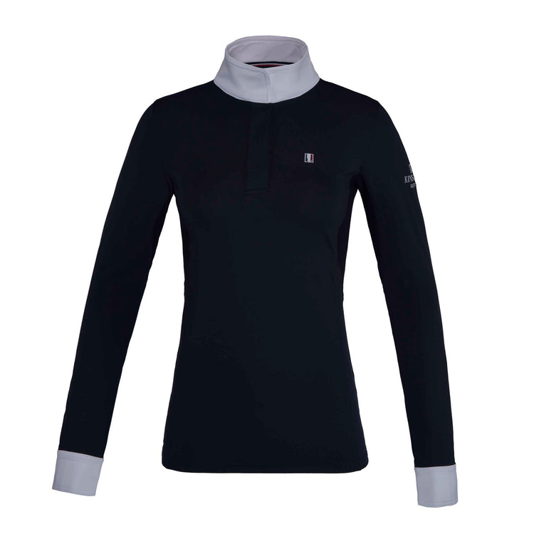 Navy White Long Sleeve Show Shirt