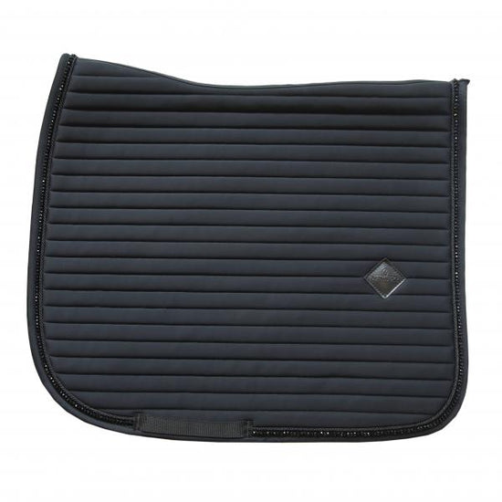 kentucky pearls dressage saddle blanket in black