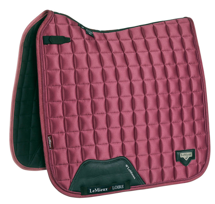 French Rose LeMieux Loire Classic Satin CC Dressage Square