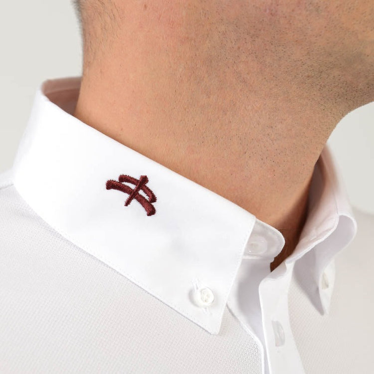 White Show Jumping Shirt for men