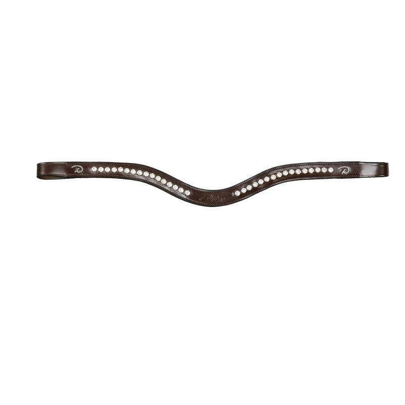 crystal browband brown