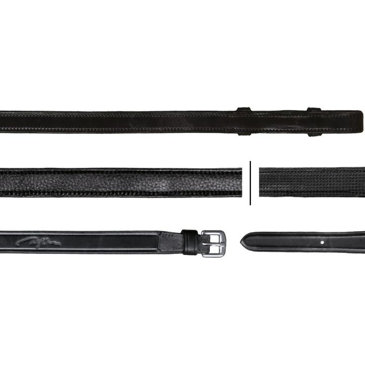 Curb reins with grip