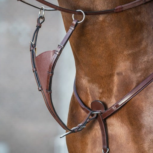 Adjustable bib martingale attachment