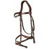 Anatomical bridle havana