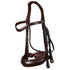 Brown dressage double bridle