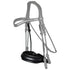 Round leather crank noseband