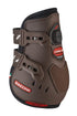 Open fetlock boots with elastic straps