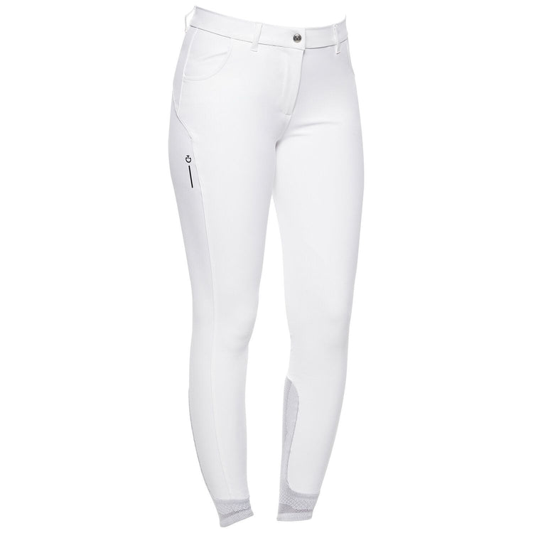 White knee grip competition breeches CT
