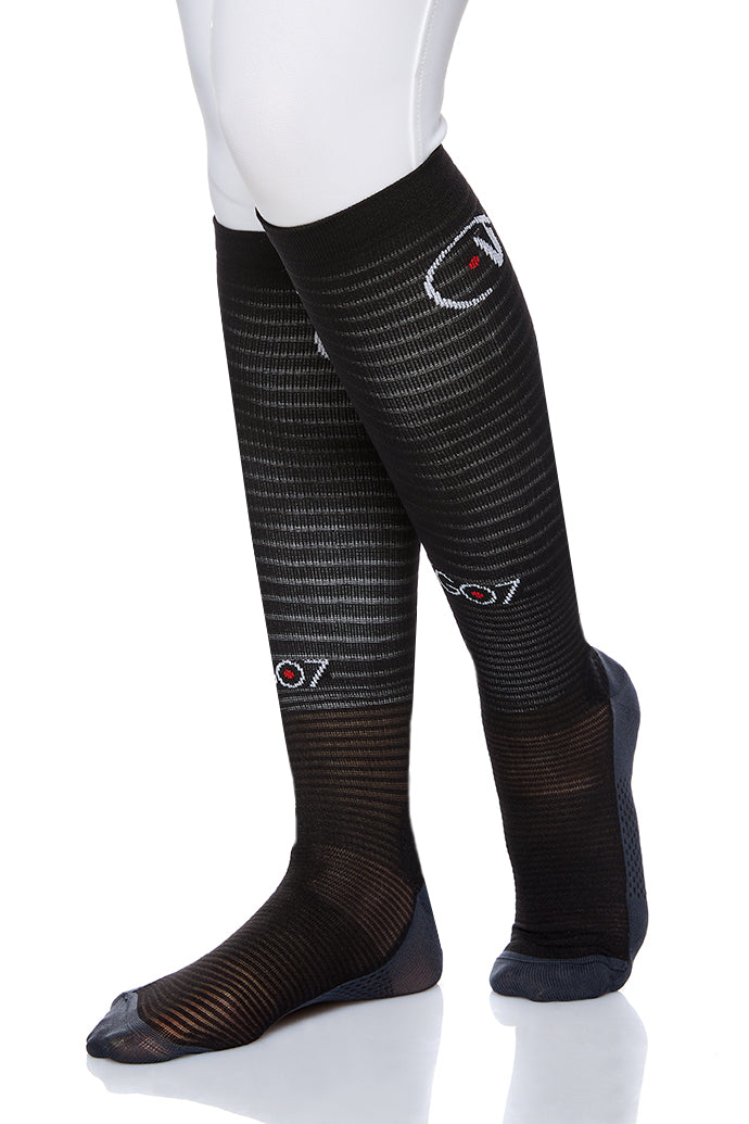 Breathable long riding socks