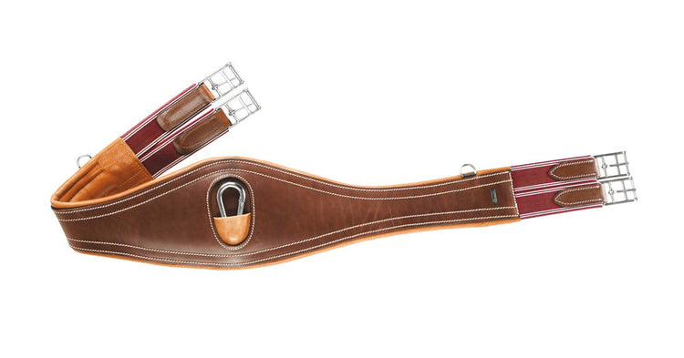Anatomic cognac colored girth