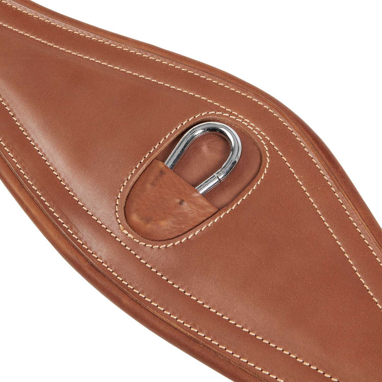 Red brown girth for horses